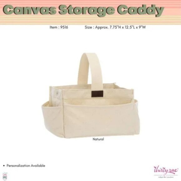 Thirty-One Canvas Storage Caddy - Picture 3 of 3